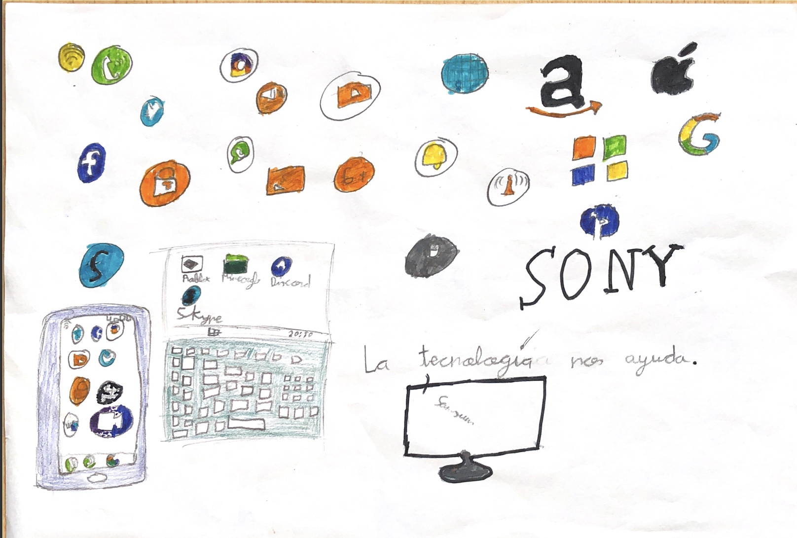 Ver Trabajo presentado LA TECNOLOGÍA NOS AYUDA