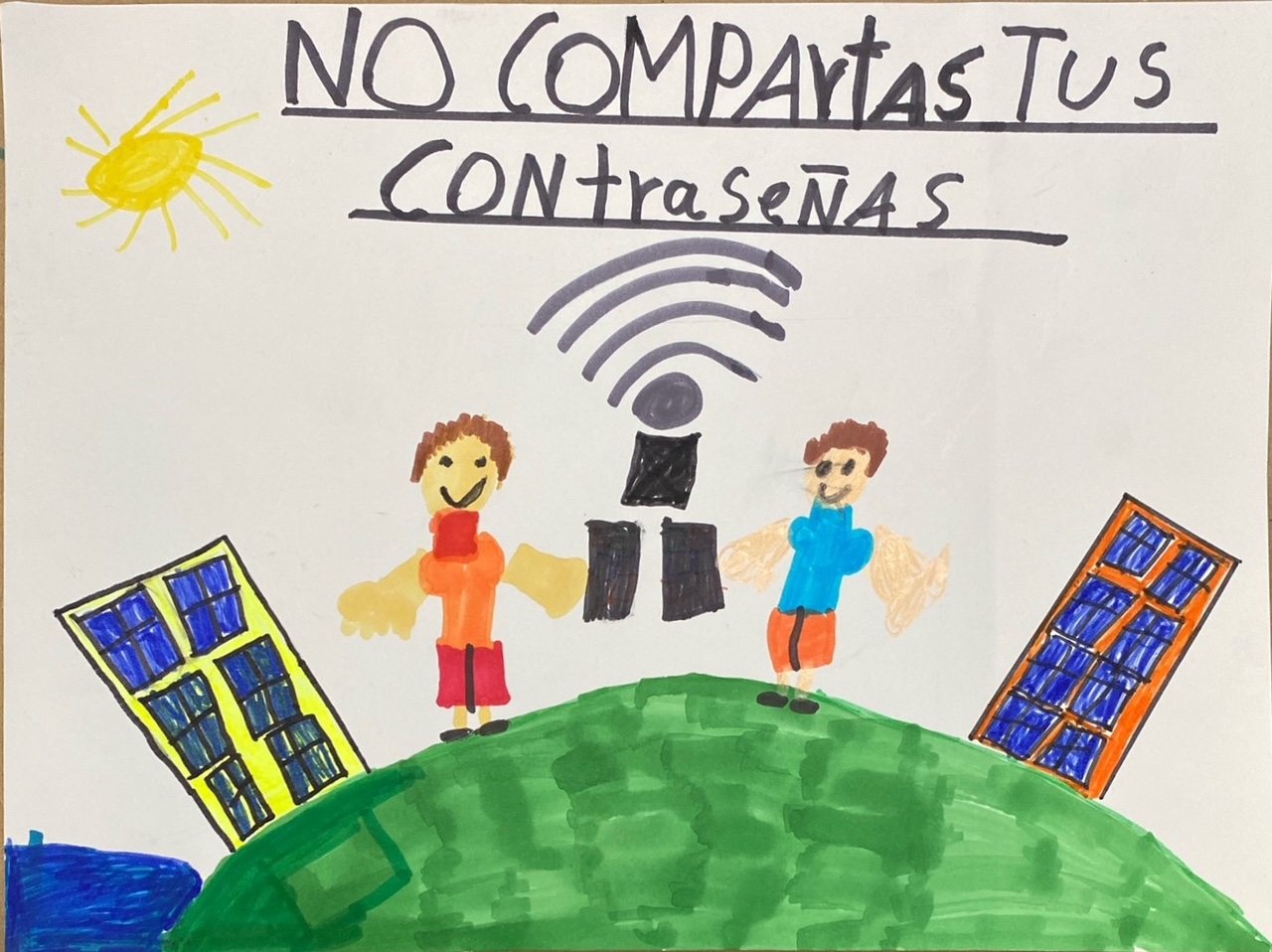 Ver Trabajo presentado No compartas tu contraseña