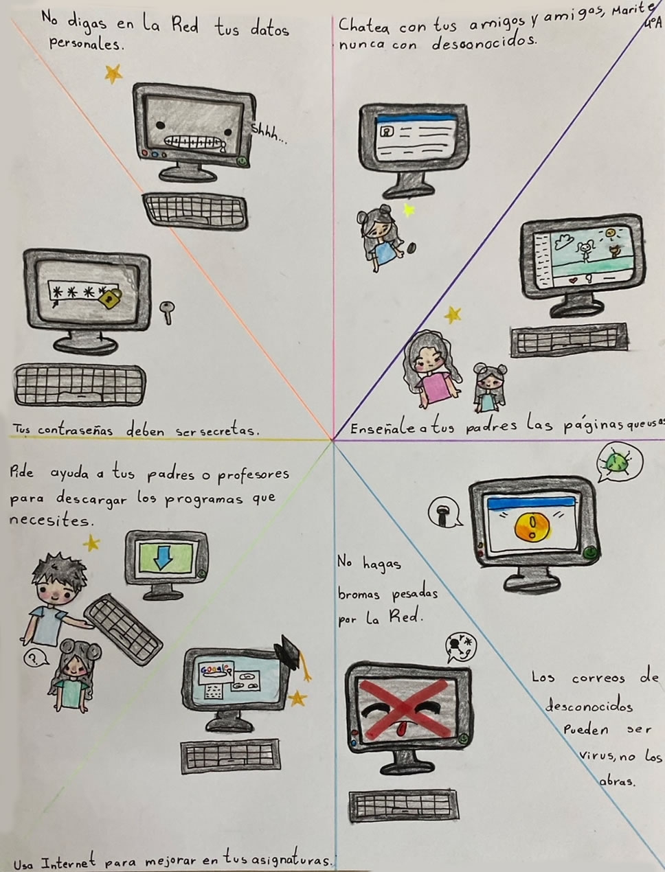 Ver Trabajo presentado Buen uso de Internet