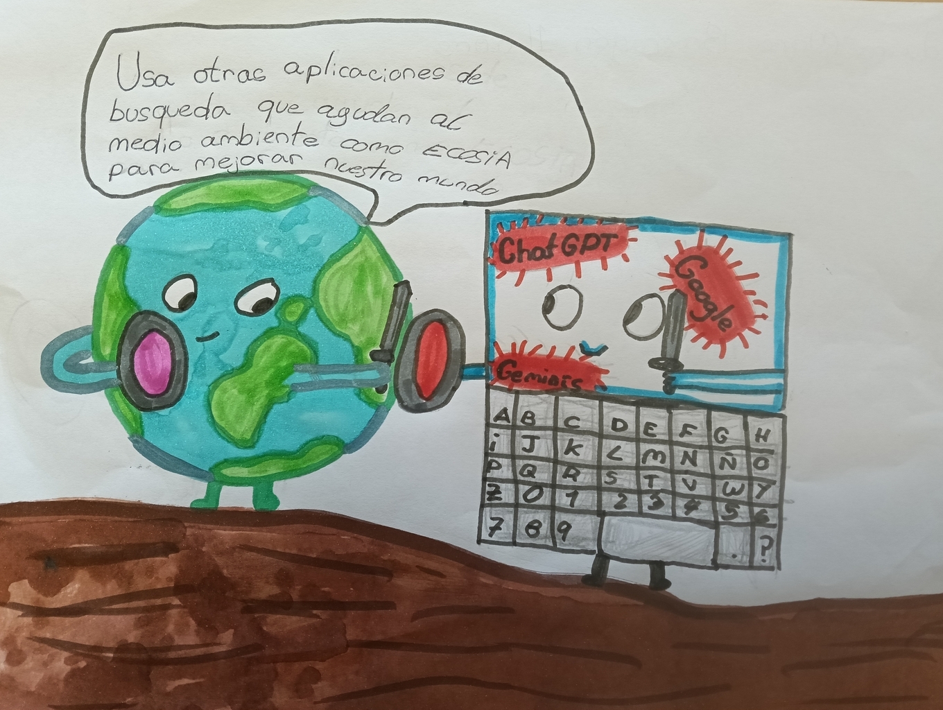 Ver Trabajo presentado Busca ayudando al planeta 