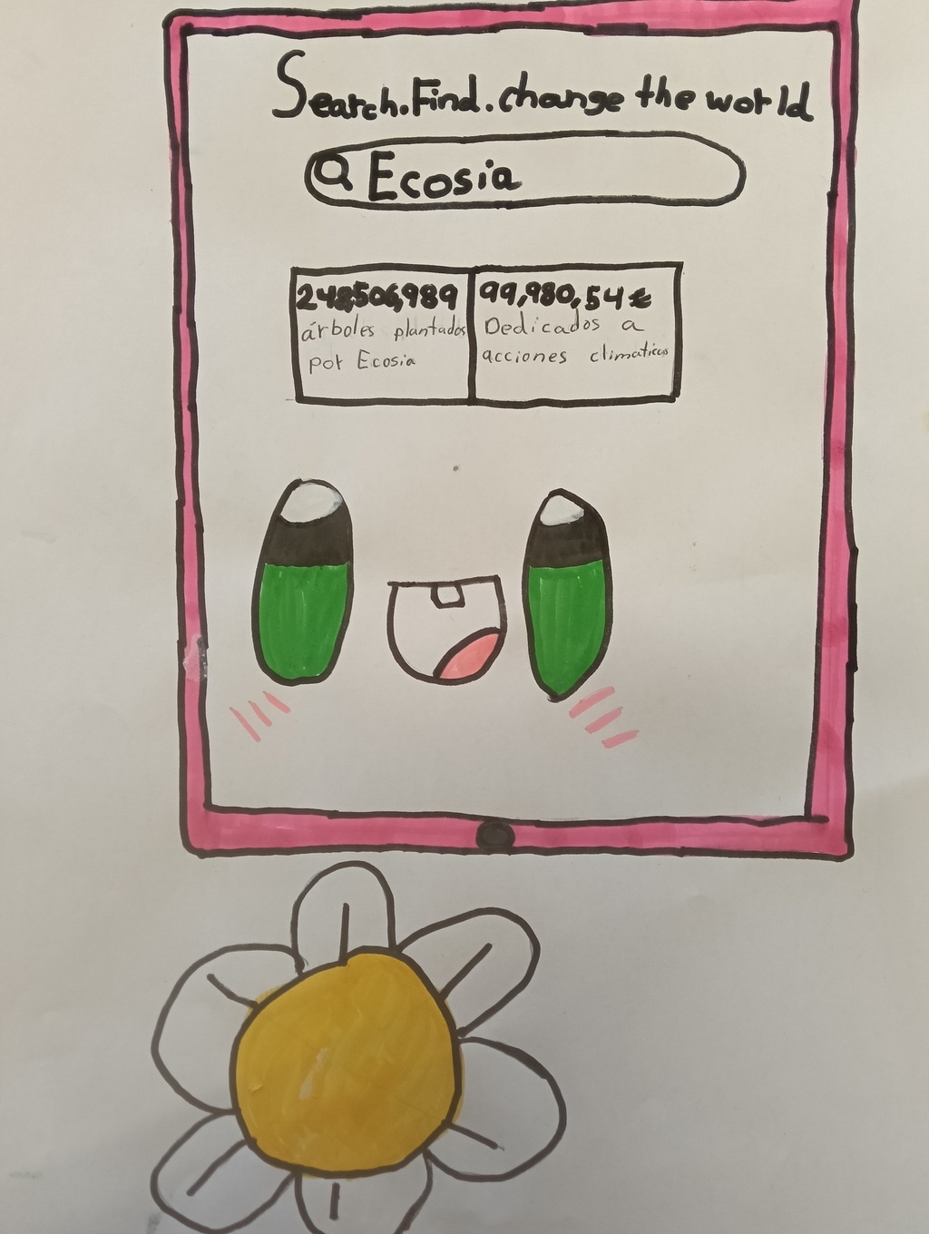 Ver Trabajo presentado Buscador Ecosia